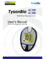 TysonBio AC100 User Manual preview