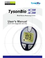 TysonBio AC100 User Manual предпросмотр