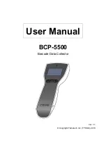 Preview for 1 page of Tysso BCP-5500 Series User Manual