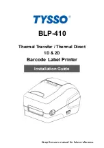 Preview for 1 page of Tysso BLP-410 Installation Manual