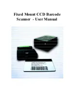 Preview for 1 page of Tysso Fixed Mount CCD Barcode Scanner User Manual