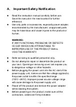 Preview for 5 page of Tysso PRP-350 Instruction Manual