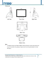 Preview for 10 page of Tysso TP-1615 User Manual