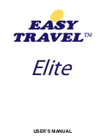 Preview for 1 page of Tzora EasyTravel Elite ET1E User Manual