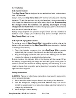 Preview for 13 page of Tzora EasyTravel Elite ET1E User Manual