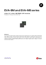 u-blox EVA-8M Hardware Integration Manual preview