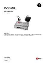 u-blox EVK-M8L User Manual preview