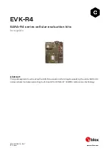u-blox EVK-R4 Series User Manual preview
