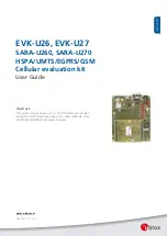 u-blox EVK-U26 User Manual preview