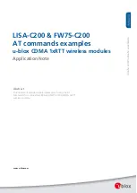u-blox LISA-C200 Application Note preview