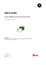 u-blox NEO-D9C Integration Manual preview