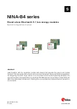 Preview for 1 page of u-blox NINA-B4 Series System Integration Manual