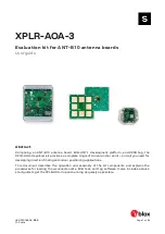 Предварительный просмотр 1 страницы u-blox XPLR-AOA-3 User Manual