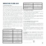 Preview for 5 page of U-Earth Biotech AIRcel70 Instructions For Use Manual