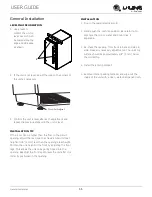 Предварительный просмотр 11 страницы U-Line 0833790047111 User Manual & Service Manual