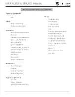 Preview for 2 page of U-Line 1 Class UHRE124 User Manual & Service Manual