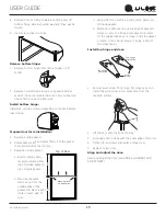 Preview for 15 page of U-Line 1 Class UHRF124 User Manual & Service Manual