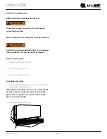 Предварительный просмотр 12 страницы U-Line 1 Series User Manual & Service Manual