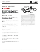 Предварительный просмотр 38 страницы U-Line 1 Series User Manual & Service Manual