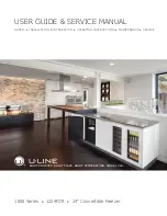 U-Line 1000 SERIES User Manual & Service Manual preview