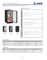 U-Line 1215RS-00B Quick Reference Manual preview