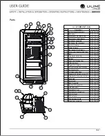 Предварительный просмотр 45 страницы U-Line 1224U-1215BEVINT-60A User Manual & Service Manual