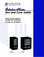 U-Line 2115WCOL Use And Care Manual предпросмотр