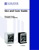 U-Line 2175BEVOL Use And Care Manual preview