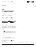 Preview for 13 page of U-Line 2200 SERIES Quick Start Manual