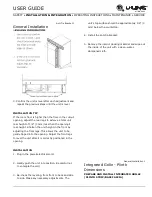 Предварительный просмотр 12 страницы U-Line 2224BEV User Manual & Service Manual