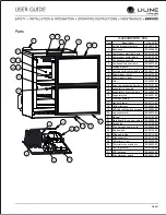 Preview for 39 page of U-Line 2224DWR User Manual & Service Manual