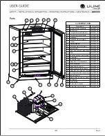 Предварительный просмотр 42 страницы U-Line 2260R User Manual & Service Manual