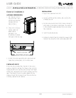 Предварительный просмотр 13 страницы U-Line 3000 SERIES User Manual & Service Manual