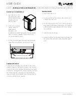 Предварительный просмотр 13 страницы U-Line 3024BEV 3000 Series User Manual