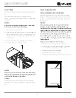 Preview for 6 page of U-Line 5 Series Quick Start Manual