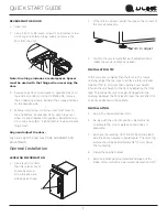 Предварительный просмотр 7 страницы U-Line 515 Quick Start Manual