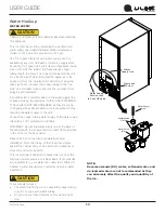 Предварительный просмотр 10 страницы U-Line ADA SERIES User Manual & Service Manual