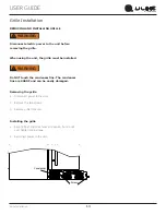 Preview for 13 page of U-Line ADA SERIES User Manual & Service Manual