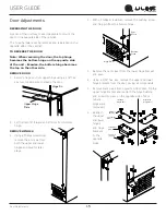 Предварительный просмотр 15 страницы U-Line ADA SERIES User Manual & Service Manual