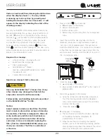 Preview for 24 page of U-Line ADA UANB115SS01A User Manual & Service Manual