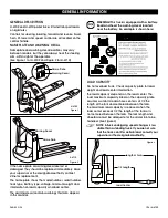 Предварительный просмотр 2 страницы U-Line Big Joe H-4709 Manual