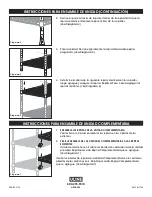 Preview for 4 page of U-Line BLACK WIRE SHELVING Quick Start Manual