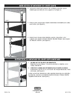 Preview for 6 page of U-Line BLACK WIRE SHELVING Quick Start Manual