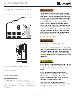 Preview for 7 page of U-Line BrightShield HRE124 Quick Start Manual