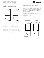 Предварительный просмотр 10 страницы U-Line BrightShield HRE524 Quick Start Manual