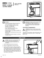 U-Line BUNN H-1962 User Manual preview