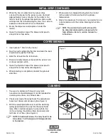 Preview for 2 page of U-Line BUNN H-1962 User Manual