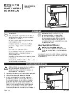 Preview for 3 page of U-Line BUNN H-1962 User Manual