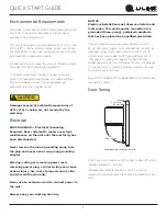 Предварительный просмотр 5 страницы U-Line CDE215F Quick Start Manual