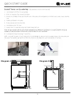 Предварительный просмотр 10 страницы U-Line CDE215F Quick Start Manual